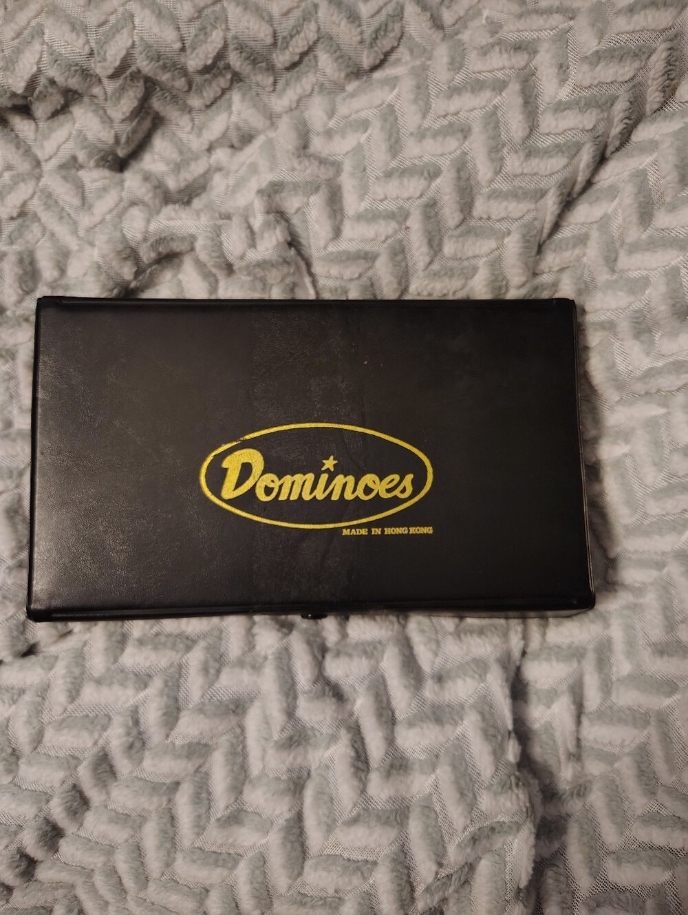 Vintage Dominoes Made In Hong Kong with Original Case